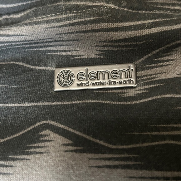 Y2K Year 2000 Element Black and Gray Hoodie. - Picture 5 of 5